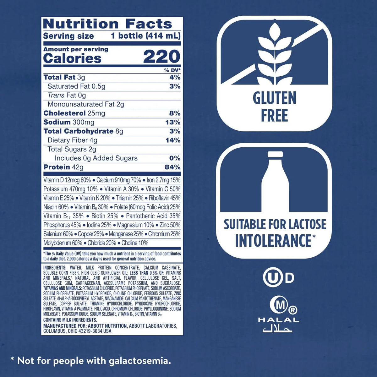 Ensure Max Protein Strawberry Banana Shake, 42g High Protein, 12 Pack