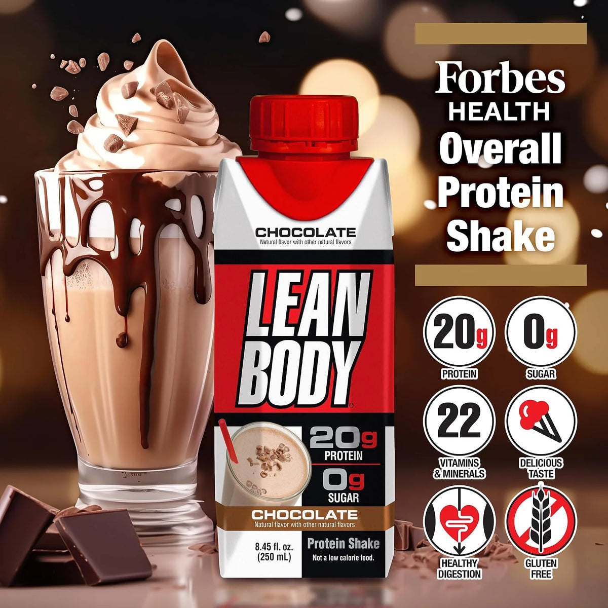 Labrada Lean Body Triple Taster Pack |On-The-Go Whey Blend Protein Shake, Zero Sugar, Gluten Free, Enriched with 22 Vitamins & Minerals 8.45Fl Oz (Pack of 3)