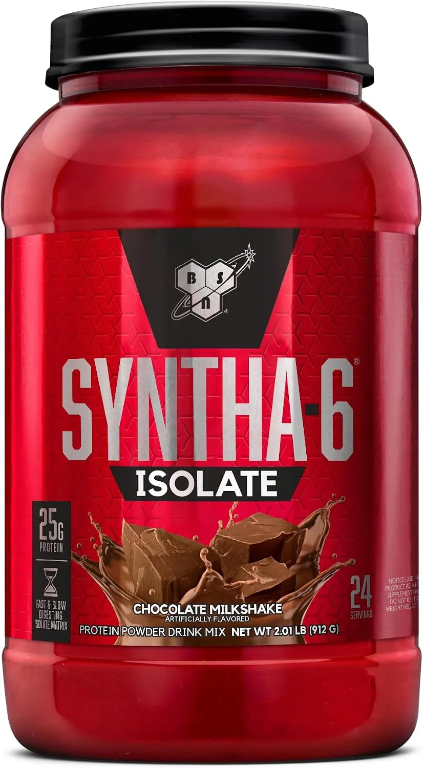 BSN SYNTHA-6 Isolate Protein Powder, Vanilla Ice Cream, 24 Servings