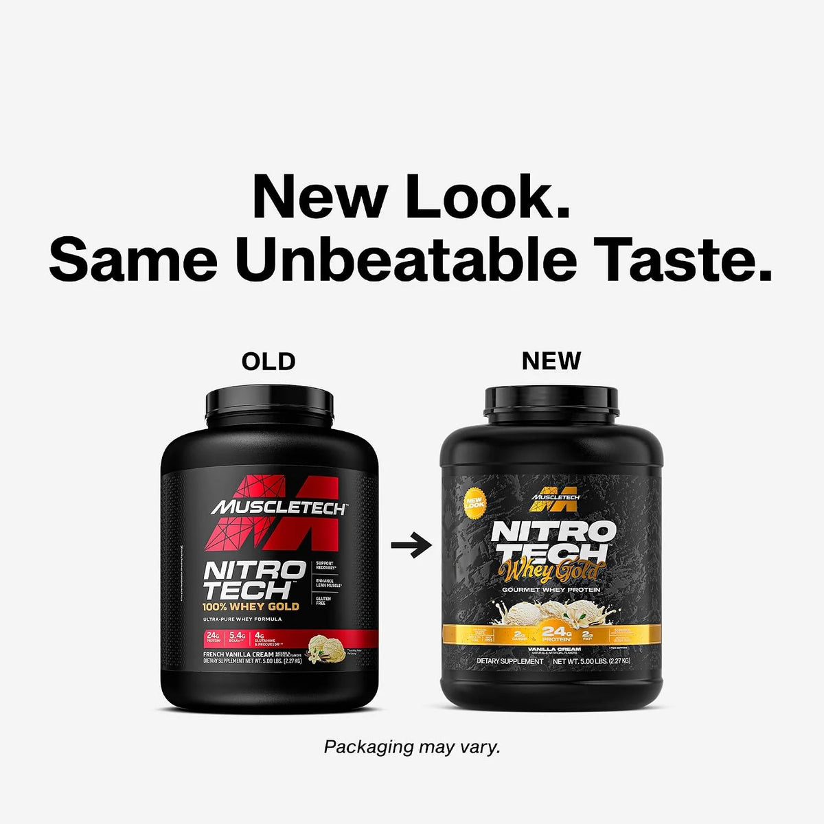 MuscleTech Whey Protein Powder (Vanilla Cream, 5LB), 24g Protein