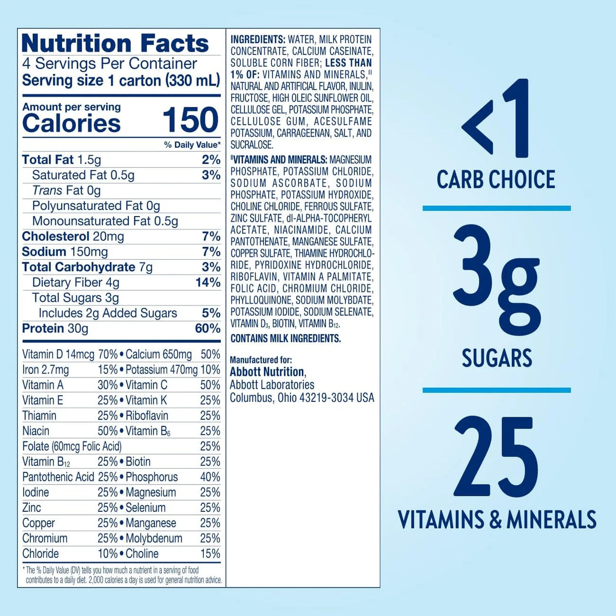 Glucerna Protein Smart Nutrition Shake to Support Blood Sugar Management