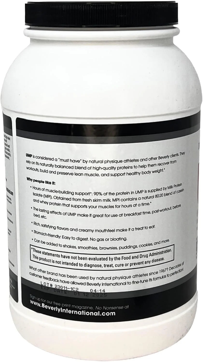 Beverly International UMP Protein Powder, Vanilla, 32.8 oz