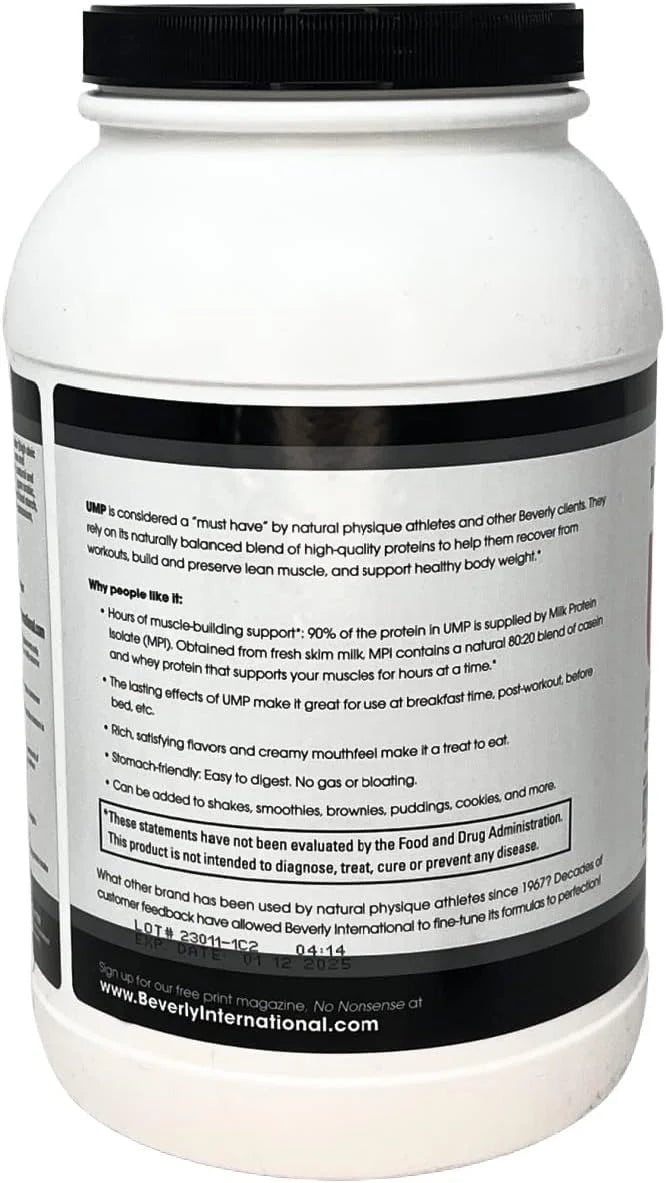 Beverly International UMP Protein Powder, Vanilla, 32.8 oz