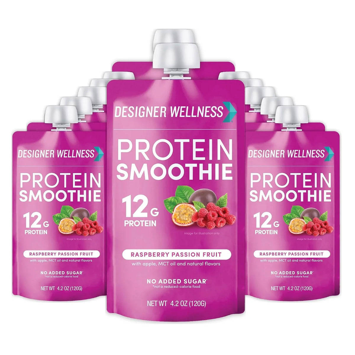 Designer Wellness, Mixed Berry, Protein Smoothie, 12g Whey, 12 ct