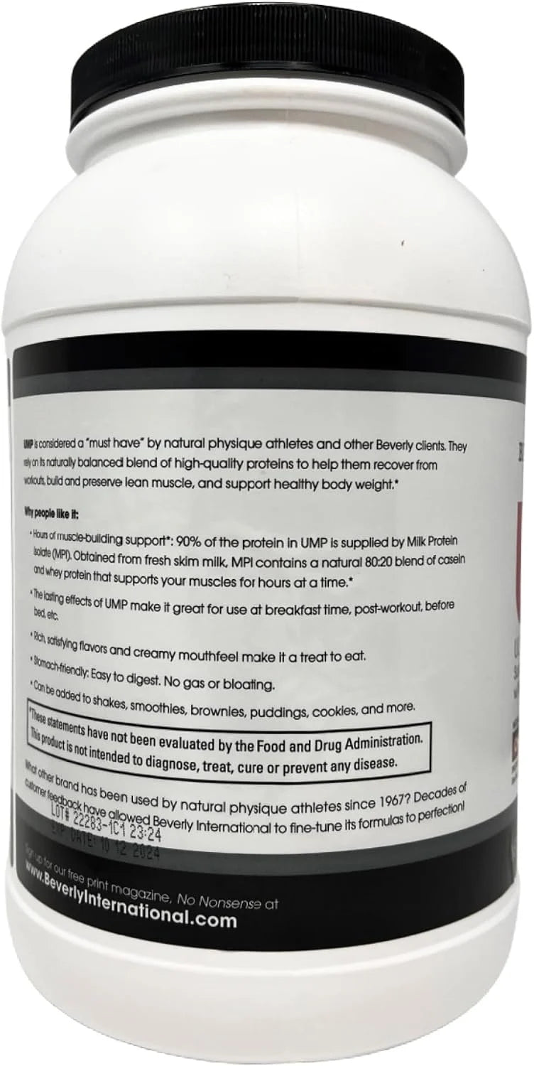 Beverly International UMP Protein Powder, Vanilla, 32.8 oz