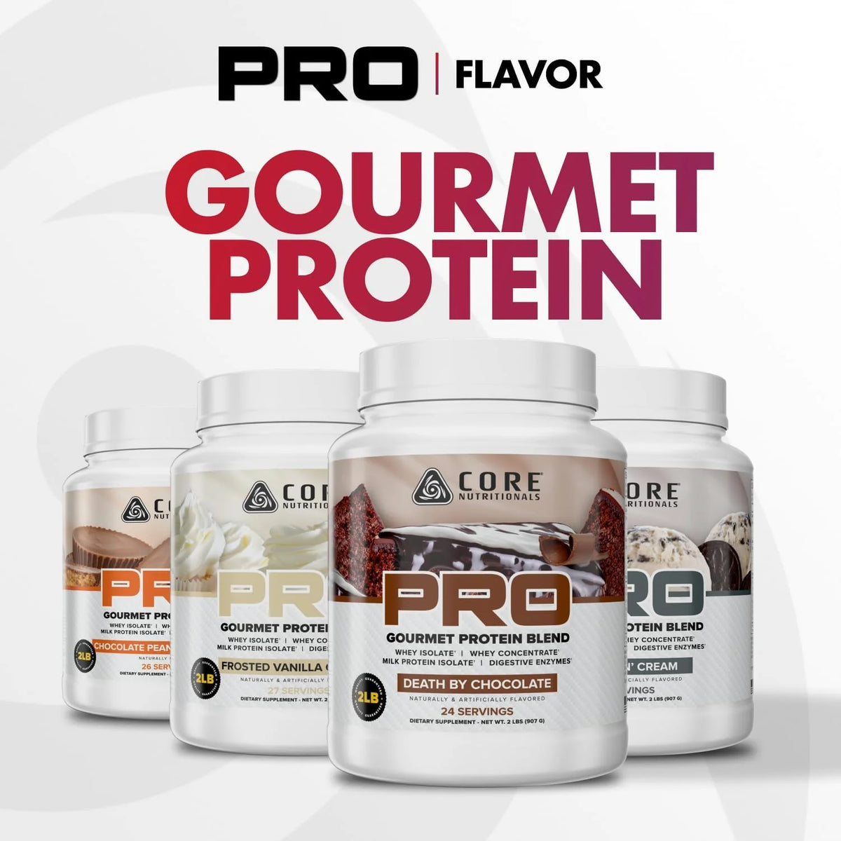 Core Nutritionals PRO Protein Blend, Chocolate Caramel Candy Bar, 2 lb