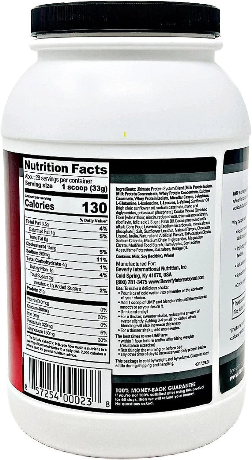 Beverly International UMP Protein Powder, Vanilla, 32.8 oz