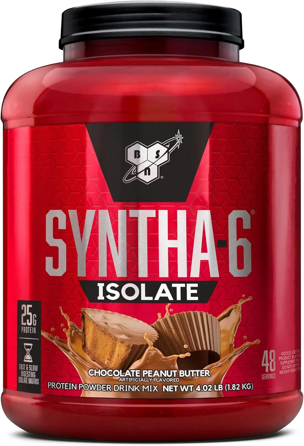 BSN SYNTHA-6 Isolate Protein Powder, Vanilla Ice Cream, 24 Servings