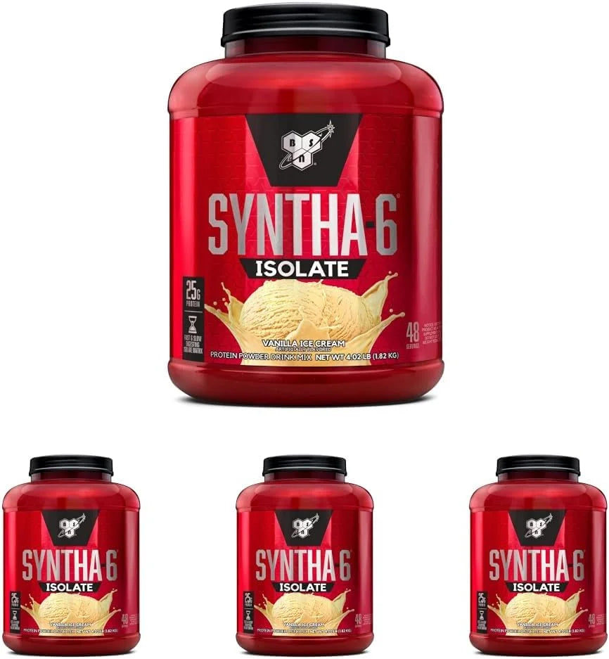 BSN SYNTHA-6 Isolate Protein Powder, Vanilla Ice Cream, 24 Servings