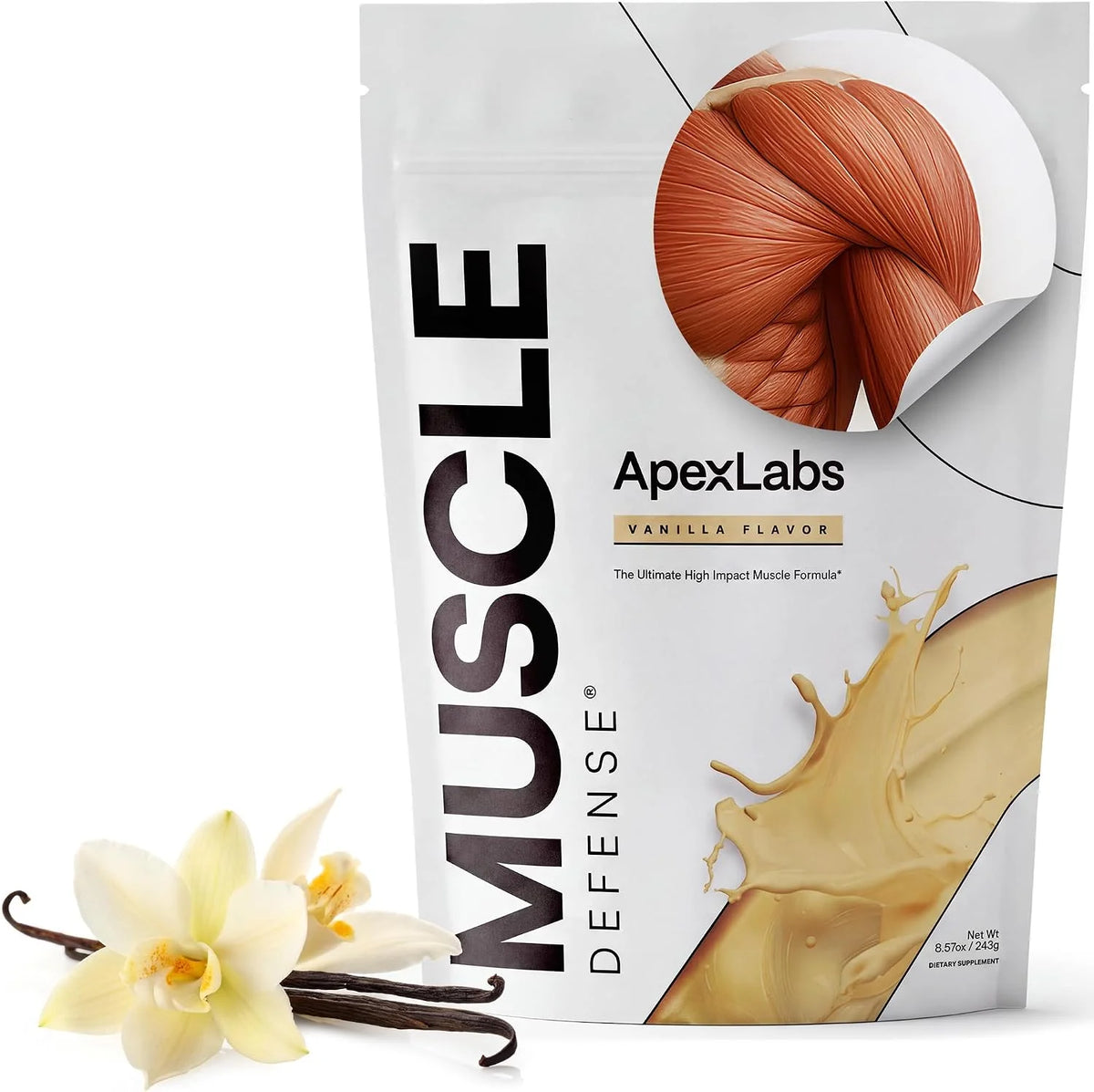 ApexLabs Muscle Defense - Hydrolized Whey Protein, HMB, Leucine, Velocitol