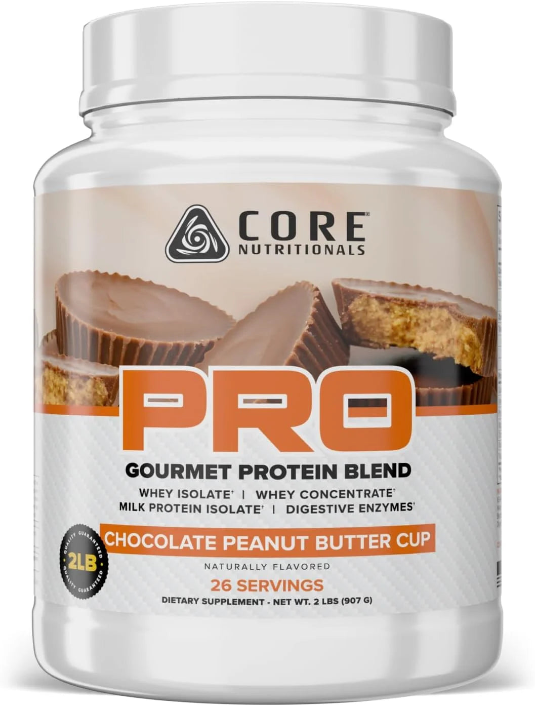 Core Nutritionals PRO Protein Blend, Chocolate Caramel Candy Bar, 2 lb