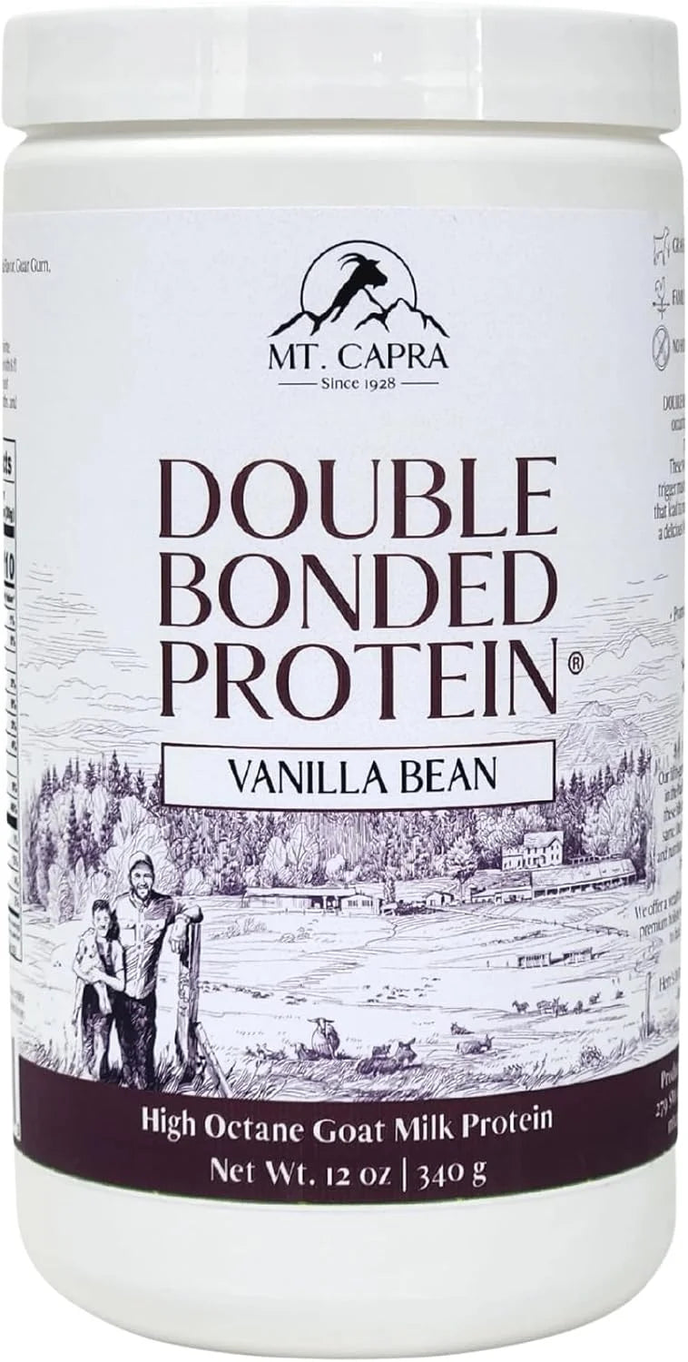 Mt. Capra Double Bonded Protein | Vanilla Bean | 11 Servings - 12 Ounces