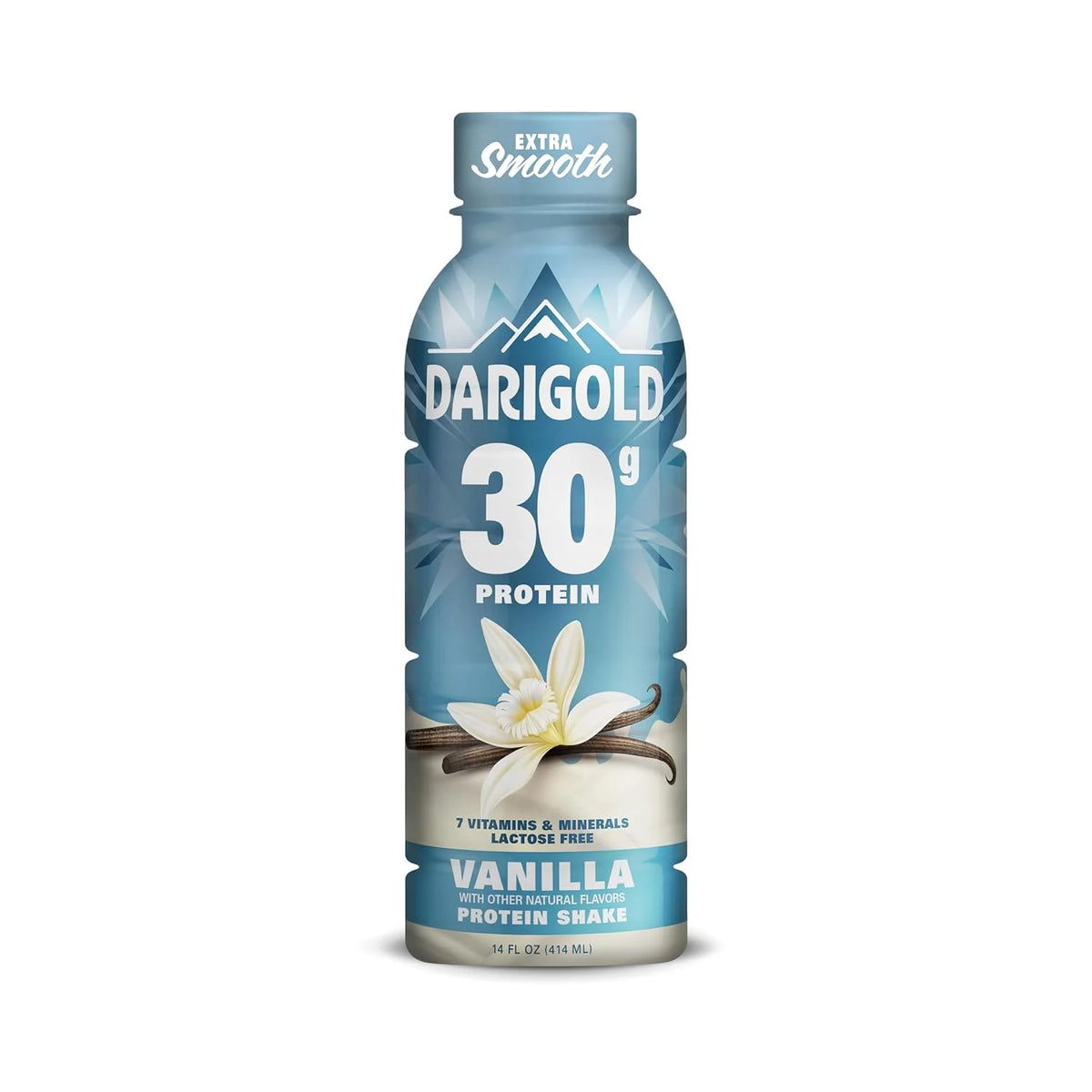 Darigold Vanilla Protein Shake, 30g per Serving Protein Drink (14oz 12ct)