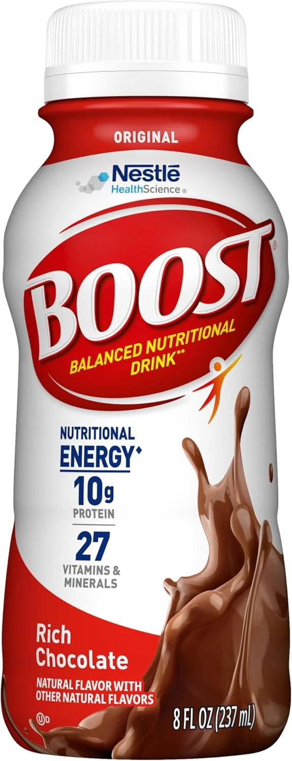 BOOST Original Nutritional Shake, Ready to Drink, Strawberry, 24 Pack