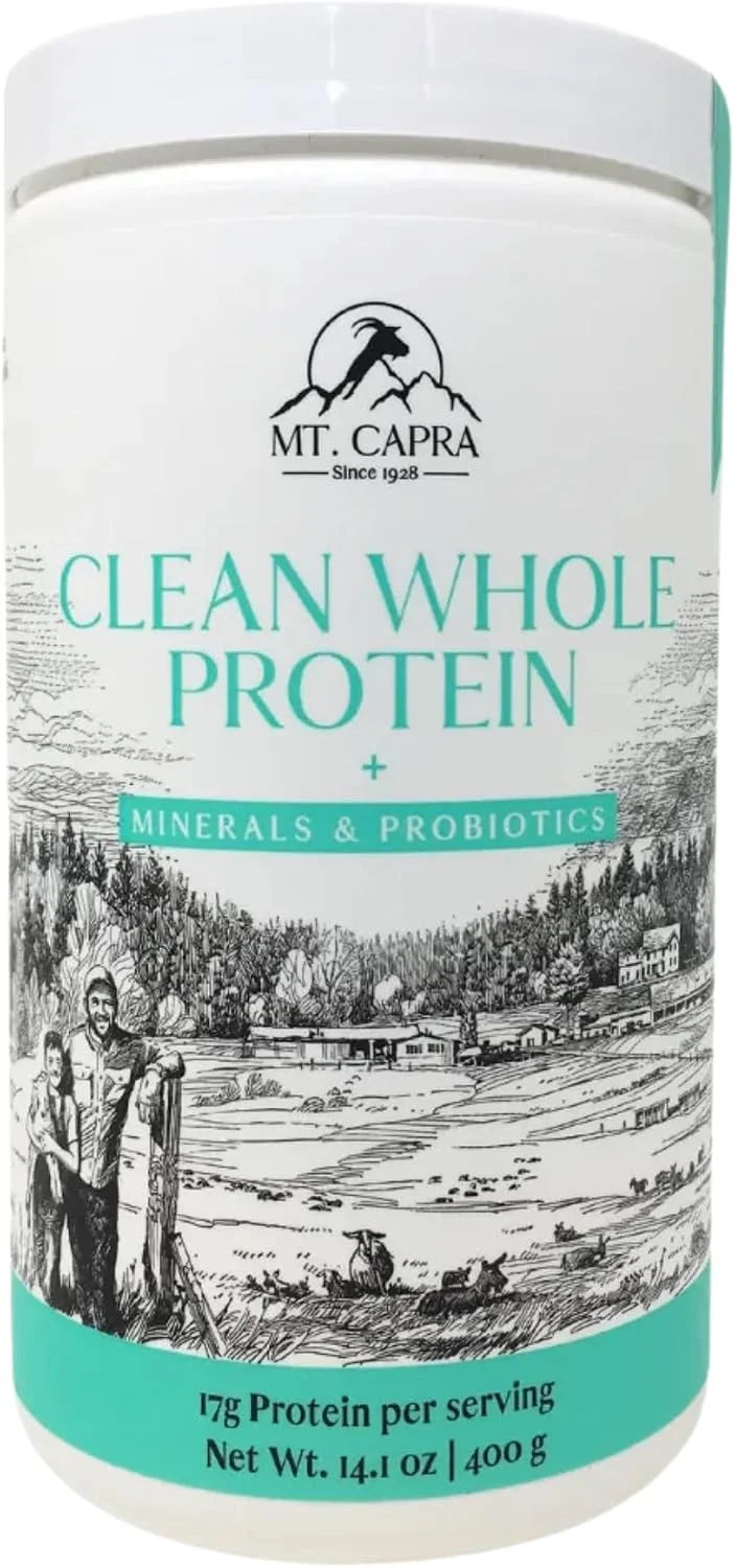 Mt. Capra Clean Whole Protein + Minerals & Probiotics | 17 g Protein