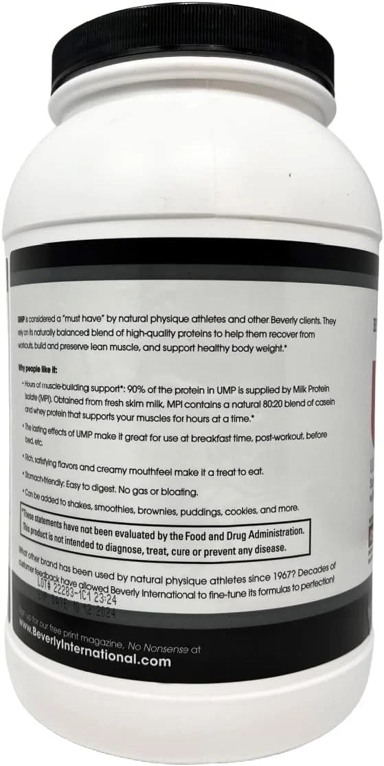 Beverly International UMP Protein Powder, Vanilla, 32.8 oz
