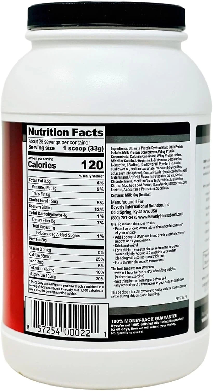 Beverly International UMP Protein Powder, Vanilla, 32.8 oz