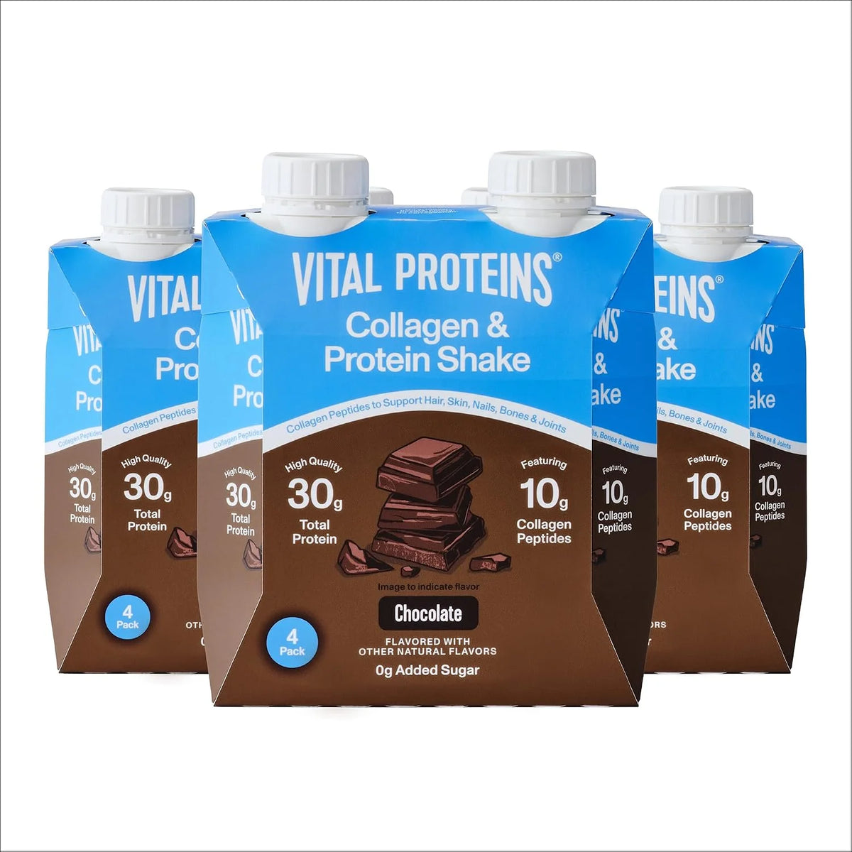 Vital Proteins Chocolate Collagen & Protein Shake, 12 Count