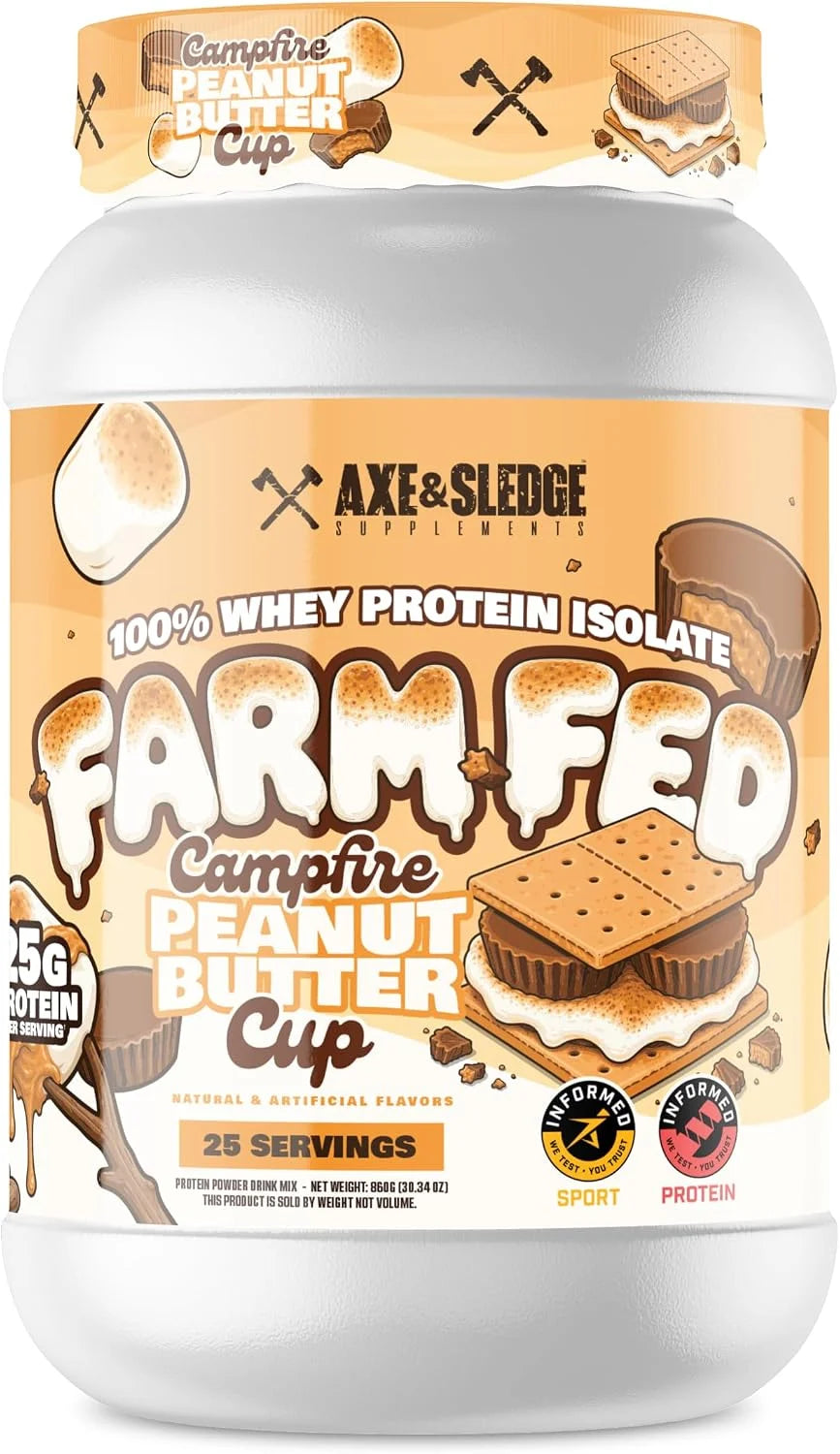 Axe and Sledge Farm Fed Whey Protein Isolate Pumpkin Roll