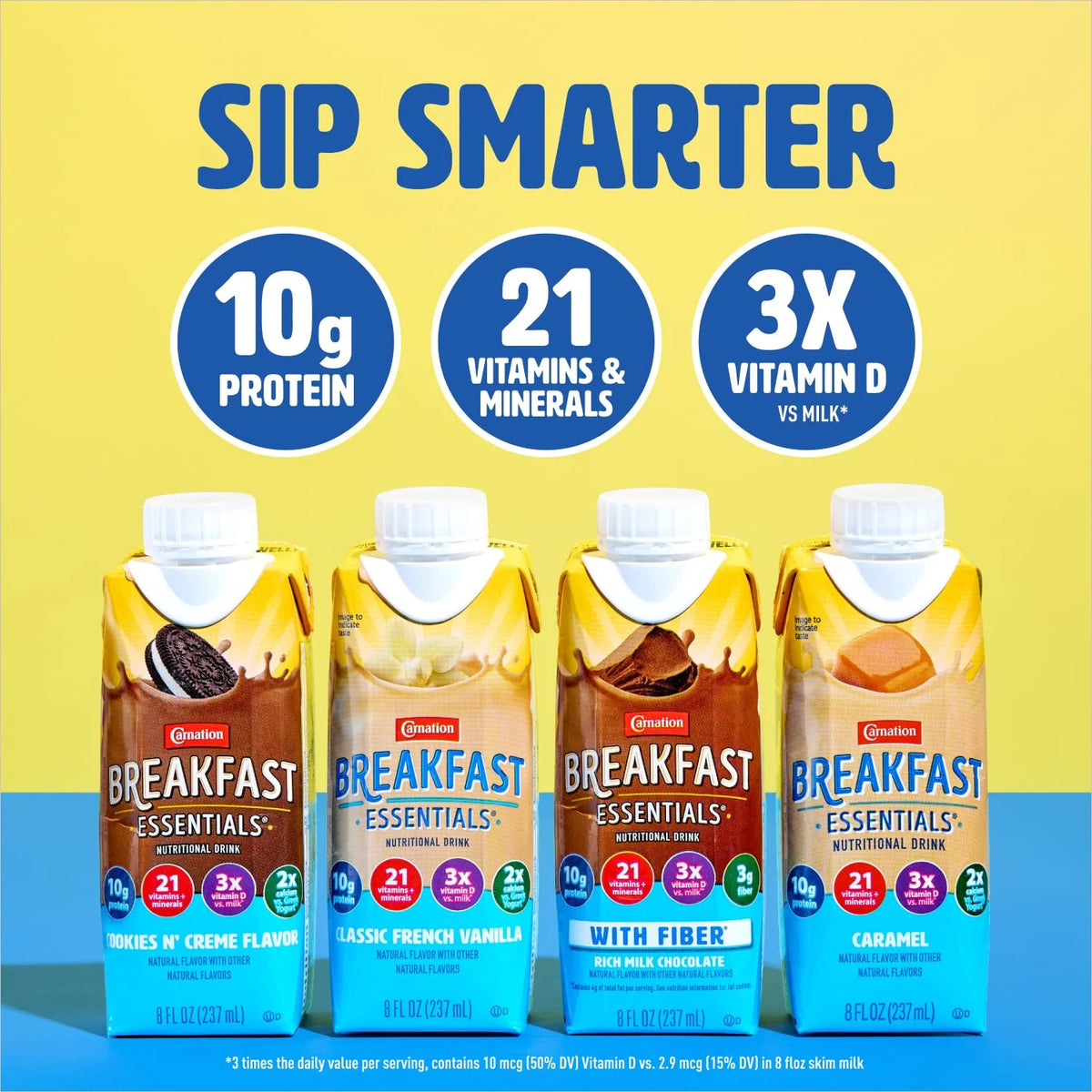 Carnation Breakfast Essentials Complete Nutritional Drink, Cookies N Crème