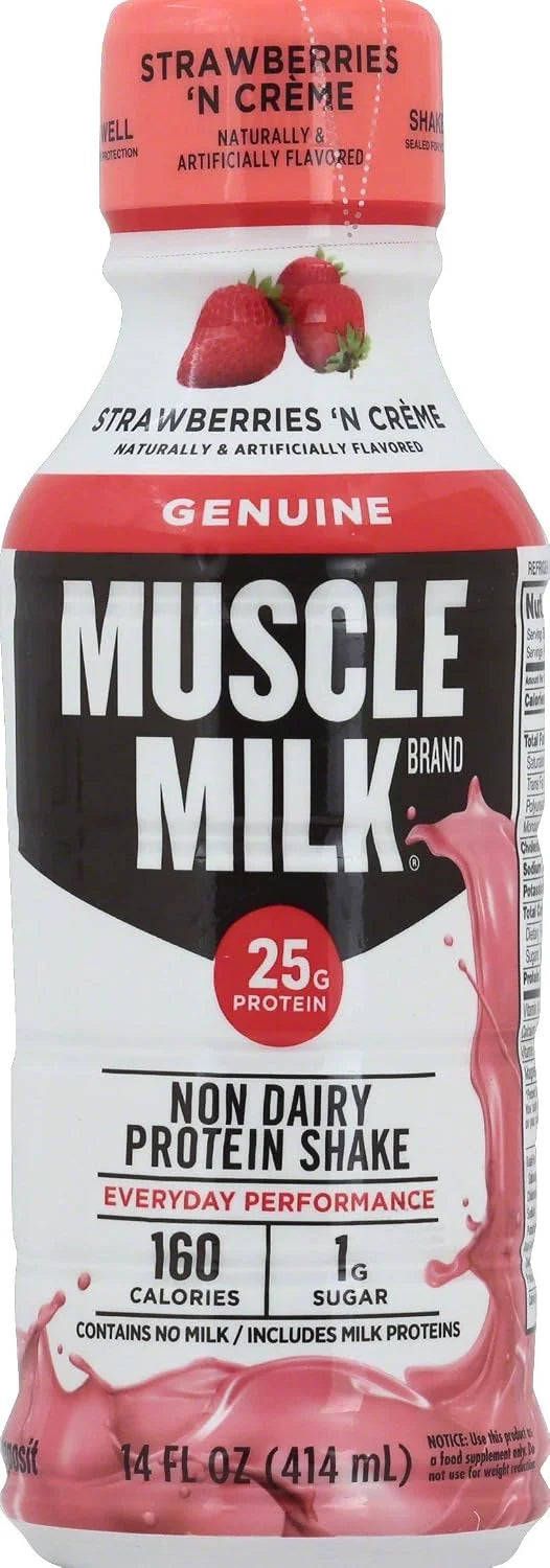Muscle Milk, Strawberries 'N Creme, 14 Oz