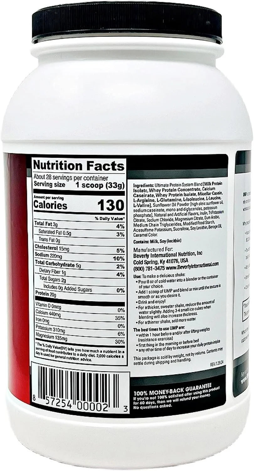 Beverly International UMP Protein Powder, Vanilla, 32.8 oz