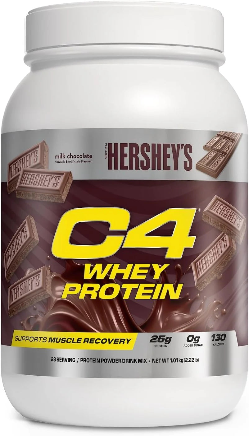 C4 Whey Protein, 25g of Protein, Hershey's Chocolate, 66 Servings