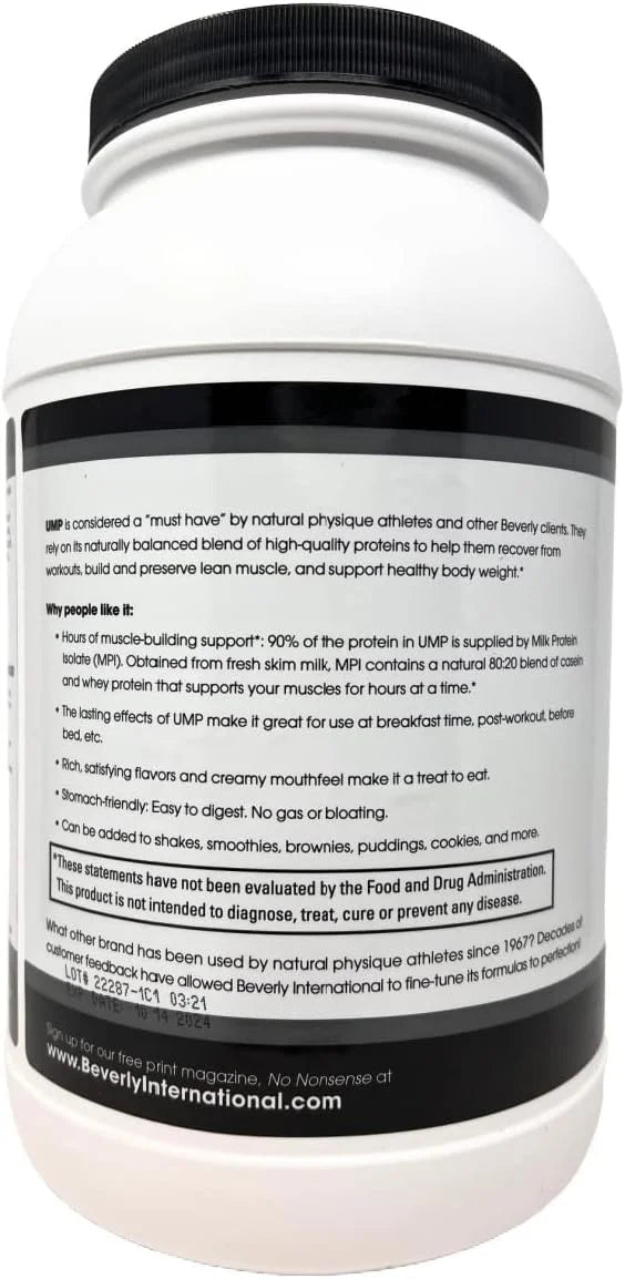 Beverly International UMP Protein Powder, Vanilla, 32.8 oz