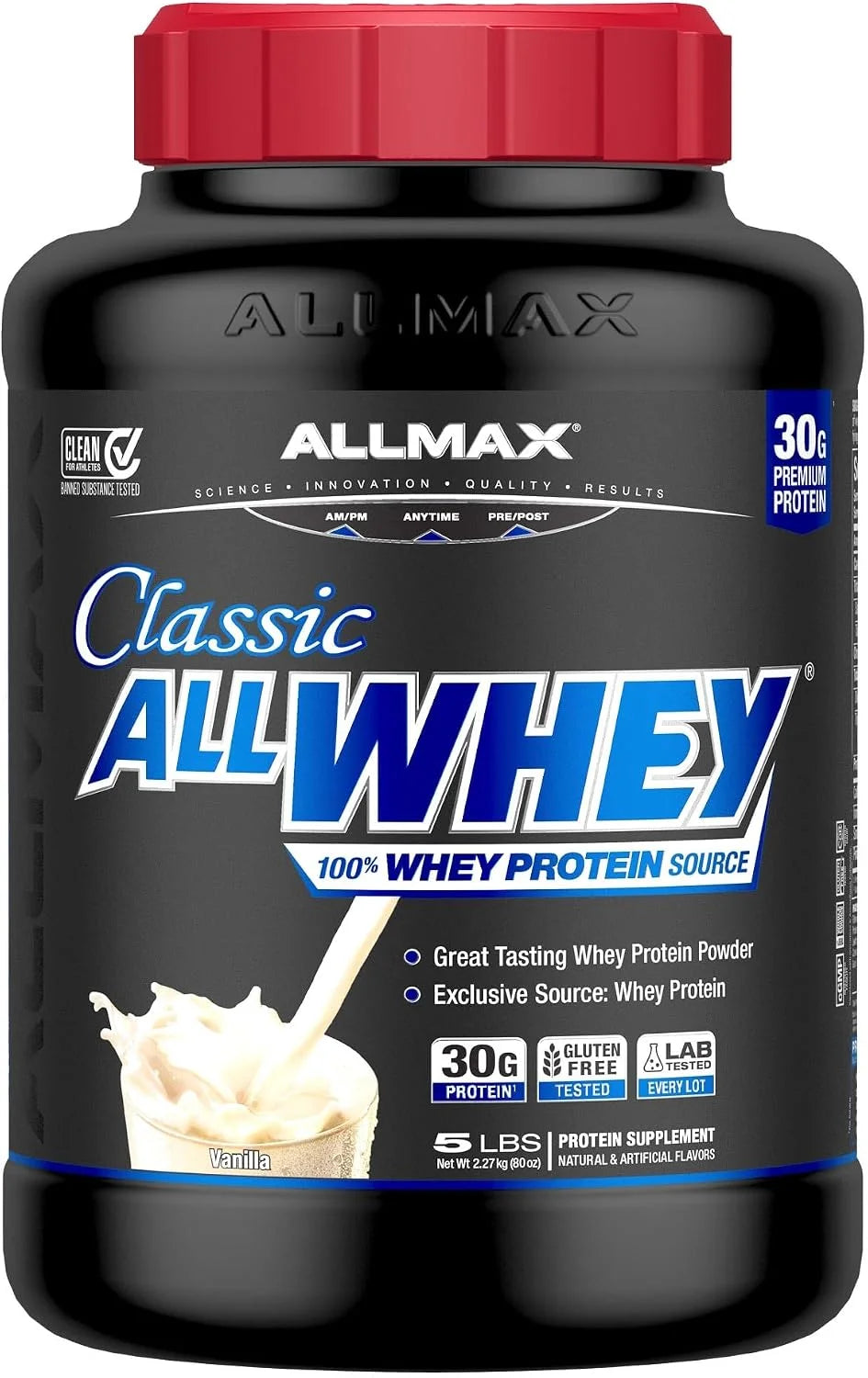 ALLMAX AllWhey Classic Whey Protein Powder, Chocolate Peanut Butter, 5 lb