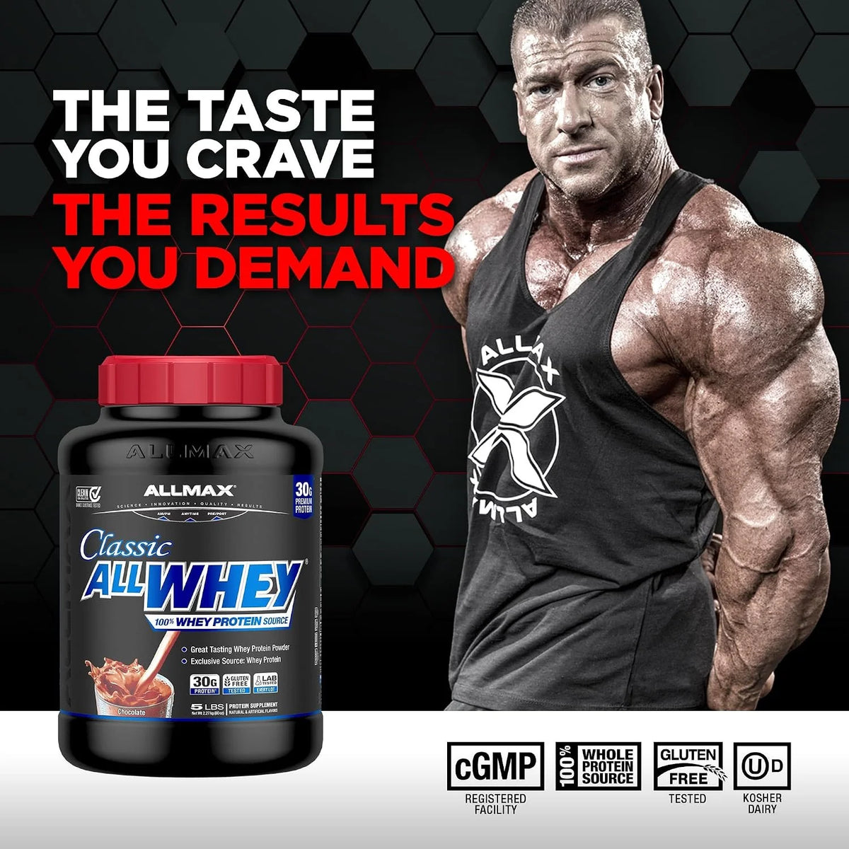 ALLMAX AllWhey Classic Whey Protein Powder, Chocolate Peanut Butter, 5 lb