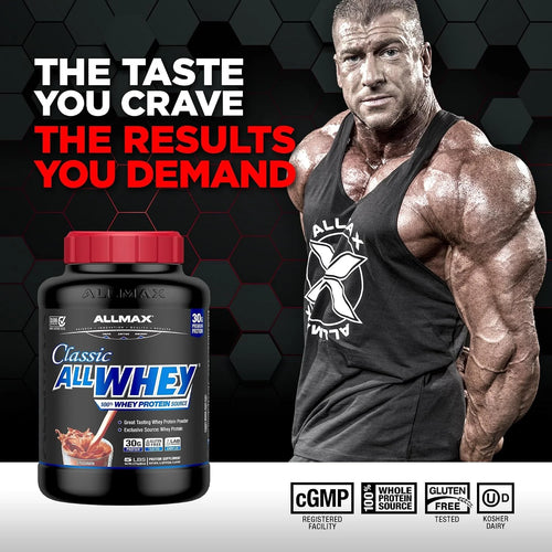 ALLMAX AllWhey Classic Whey Protein Powder, Chocolate Peanut Butter, 5 lb
