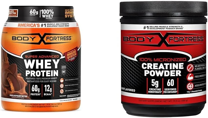 Body Fortress Super Advanced Whey Protein, Chocolate, 1.78 lbs