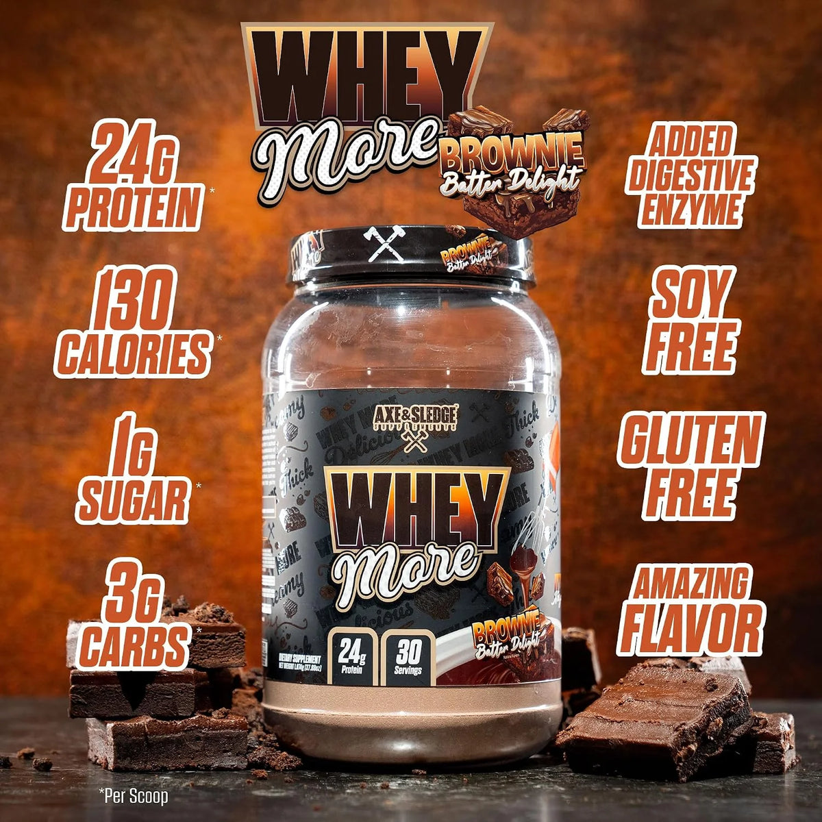 Axe and Sledge Farm Fed Whey Protein Isolate Pumpkin Roll