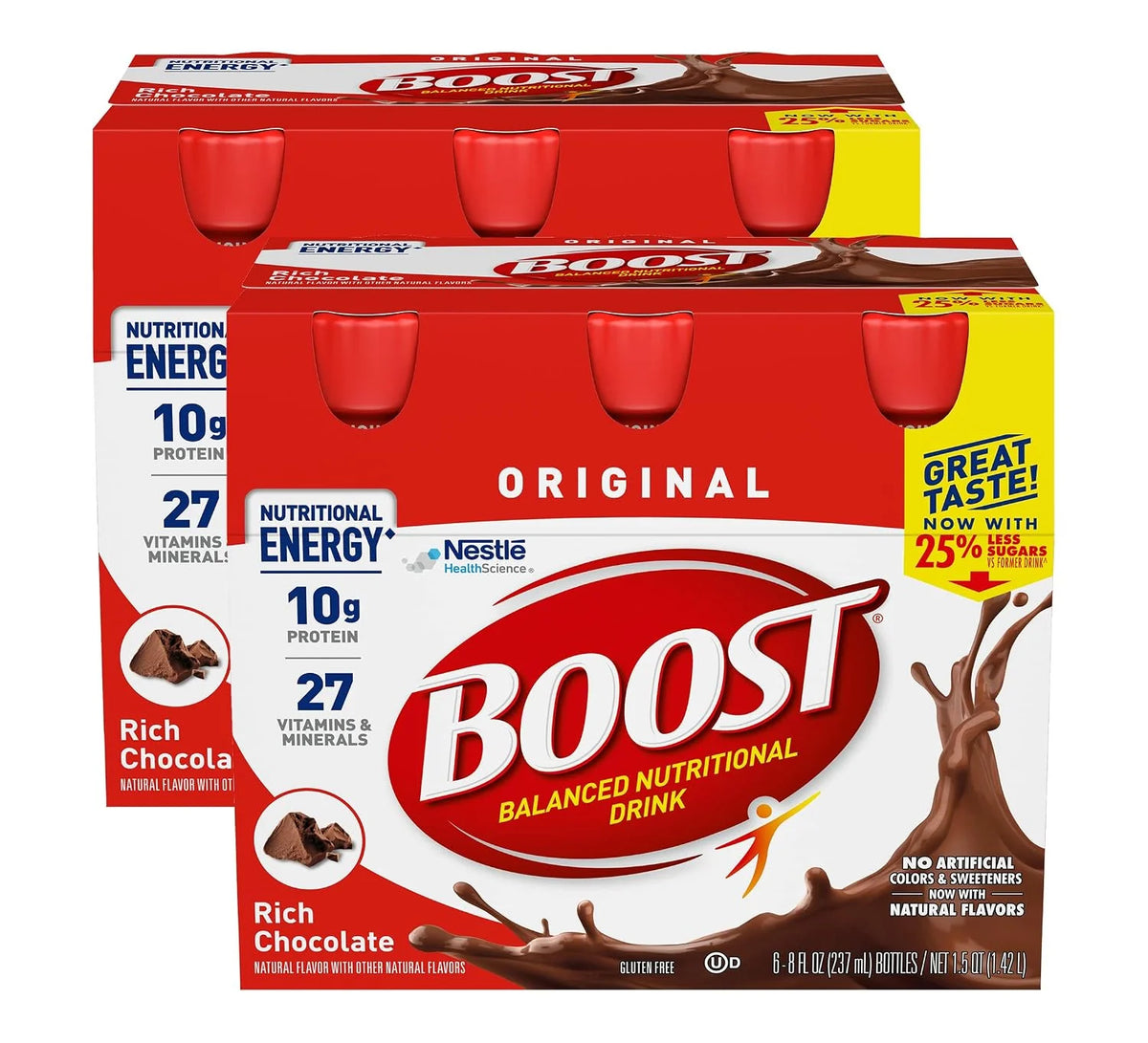 BOOST Original Nutritional Drink, Creamy Strawberry, 8 Ounce Bottle (Pack of 24)
