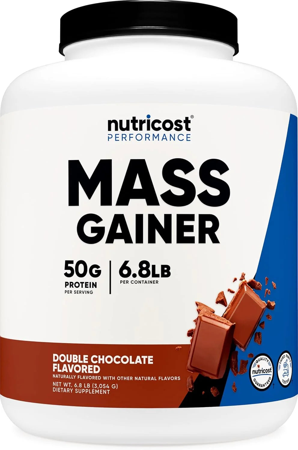 Nutricost Mass Gainer Powder (Double Chocolate) 7 LBS, Gluten Free