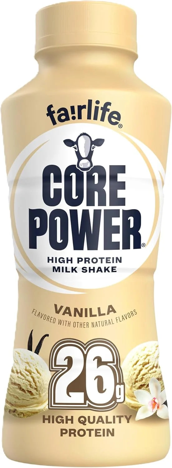 Core Power Fairlife 26g Protein Milk Shakes, Liquid Ready To Drink for Workout Recovery, Chocolate, 14 Fl Oz Bottle (Pack of 12)
