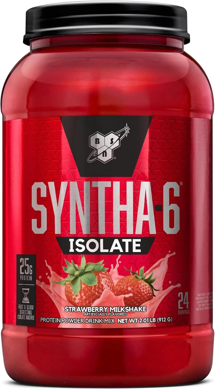 BSN SYNTHA-6 Isolate Protein Powder, Vanilla Ice Cream, 24 Servings