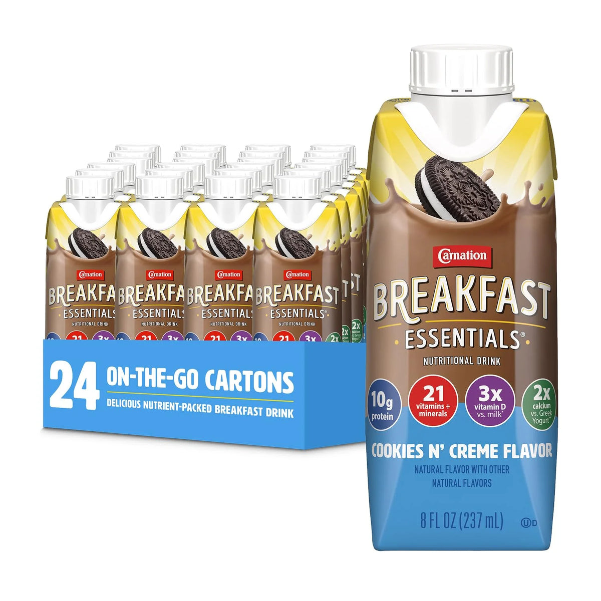 Carnation Breakfast Essentials Complete Nutritional Drink, Cookies N Crème