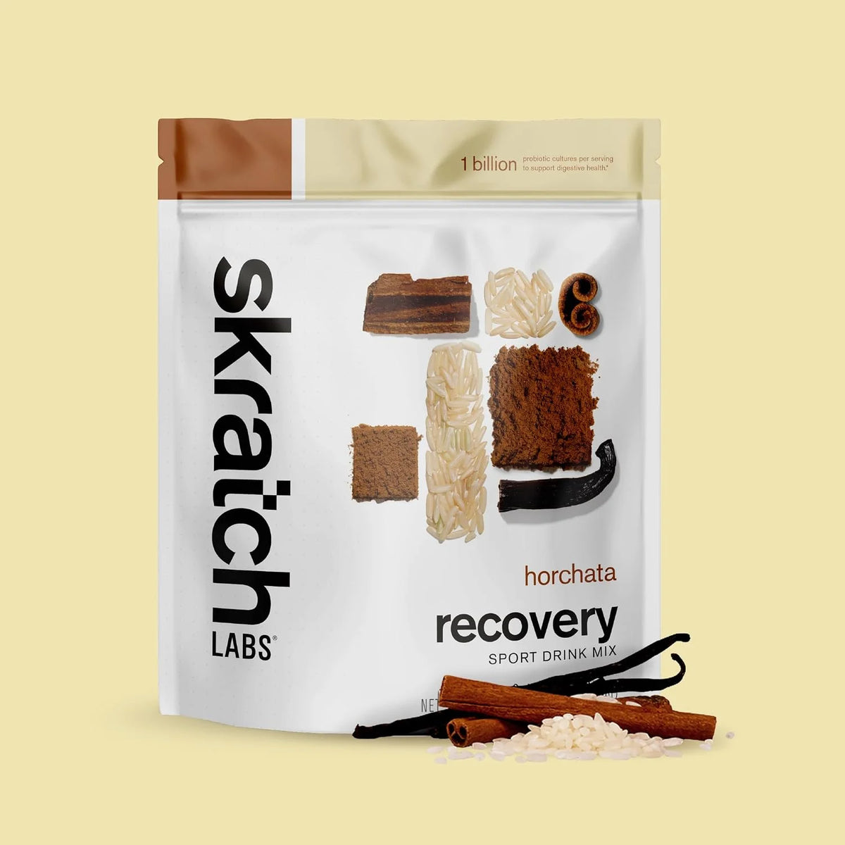 Skratch Labs Recovery Sport Drink Mix, Post Workout, Horchata, 24 Servings